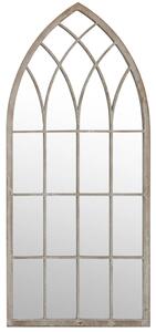 Lustro ogrodowe, piaskowe, 100x45 cm, żelazne