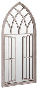 Lustro ogrodowe, piaskowe, 100x45 cm, żelazne