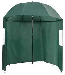 Parasol wędkarski, zielony, 220x185 cm