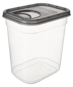 Pojemnik na produkty sypkie z dozownikiem GREY 1,9 l