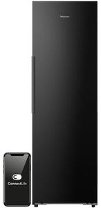 Zamrażarka HISENSE FT5K310GSFC 312l 35dB No frost 185cm do obudowy Ciemne wnętrze WiFi Connectlife Czarna Metal Cooling