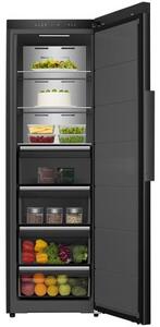 Zamrażarka HISENSE FT5K310GSFC 312l 35dB No frost 185cm do obudowy Ciemne wnętrze WiFi Connectlife Czarna Metal Cooling