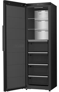 Zamrażarka HISENSE FT5K310GSFC 312l 35dB No frost 185cm do obudowy Ciemne wnętrze WiFi Connectlife Czarna Metal Cooling