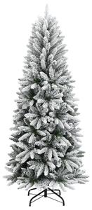 Sztuczna choinka pokryta śniegiem, 210 cm, PVC i PE