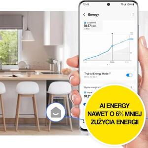 Lodówka SAMSUNG RR39C7EC5B1EF AI No Frost 186cm Grafitowa