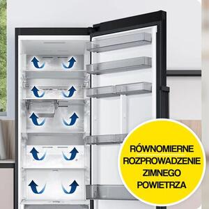 Lodówka SAMSUNG RR39C7EC5B1EF AI No Frost 186cm Grafitowa