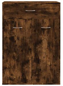 Szafka na buty, przydymiony dąb, 60x35x84 cm