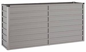 Podwyższona donica, rdzawa, 160x40x77 cm, stal kortenowska