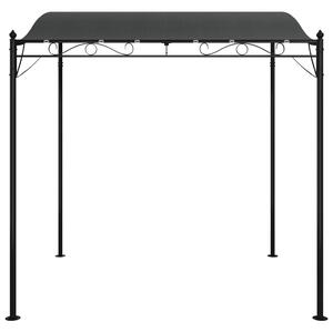Zadaszenie, antracytowe, 2x2,3 m, 180 g/m², tkanina i stal