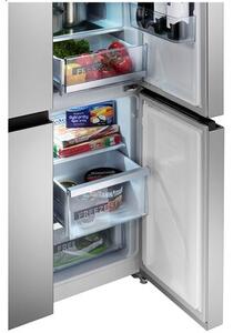 Lodówka CONCEPT LA8383ss Side by Side No frost 183cm Srebrna