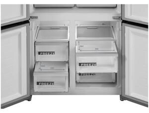 Lodówka CONCEPT LA8383ss Side by Side No frost 183cm Srebrna