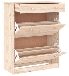 Szafka na buty ALTA, 77x35x96 cm, drewno sosnowe