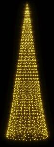 Choinka LED 1534 LEDs Ciepła biel 500 cm