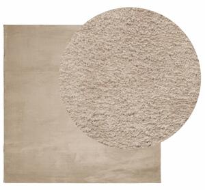 Dywan HUARTE z krótkim włosiem, piaskowy, 200x200 cm