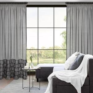 Firana gotowa EUROFIRANY Carli 140 x 270 cm Czarny