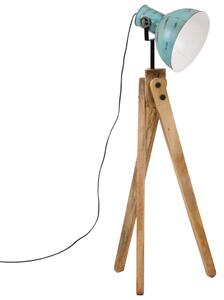 Lampa stojąca, 25 W, postarzany niebieski, 45x45x120 cm, E27