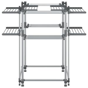 Suszarka na pranie, 107x107x120 cm, aluminium