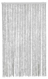 Zasłona przeciwko owadom, szara, 118x220 cm, szenil