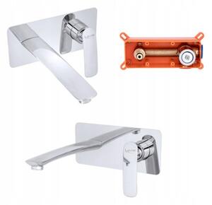 Bateria Umywalkowa Granitan Podtynkowa Kwadratowa Tony Chrom 1 szt