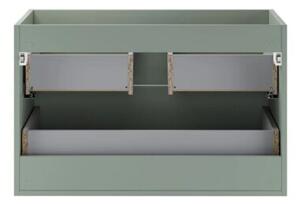 Szafka pod umywalkę ASTER GREEN 2S 80cm zielony mat