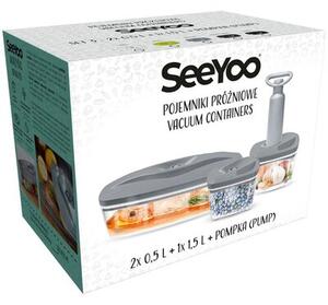 Pojemnik próżniowy SEEYOO Set3 Szary