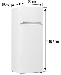 Lodówka BEKO b100 RCDSA240K40WN MinFrost EasyPull 146,5cm Biała