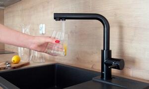 Bateria kuchenna KFA z filtrem HYDRO+ DUERO PURE STYLE PULL OUT 6623-912-81 Czarna