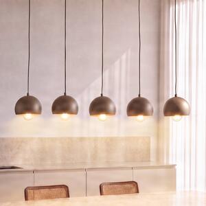 Lampa wisząca Sool Luminex, możliwość ściemniania, kremowy / amber, salon / jadalnia, metal
