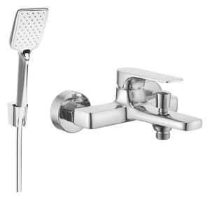 Mexen Lynx R62 bateria wannowa z zestawem prysznicowym, chrom - 74593R62-00