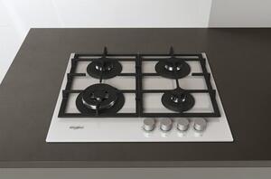 Płyta gazowa WHIRLPOOL GOFL629WH MultiLevel Flame Żeliwne ruszty WOK Szkło 59cm