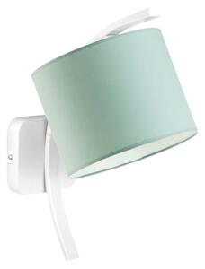 Kinkiet lampa ścienna lampa na ścianę z abażurem walec MOON