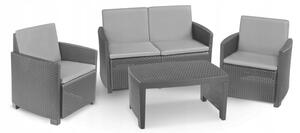 Zestaw Ogrodowy Mebli Ogrodowych Eden Technorattan Sofa Corciano Garden