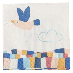 Papierowe serwetki zestaw 20 szt. 33x33 cm Colorine – Bloomingville Mini