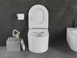 Mexen Sofia miska wc Rimless z deską wolnoopadającą slim, duroplast, biała połysk - 30540300
