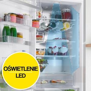 Lodówka BOSCH KGN39LBCF No frost 203cm Czarne szkło