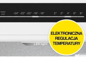 Lodówka BOSCH KGN39LBCF No frost 203cm Czarne szkło