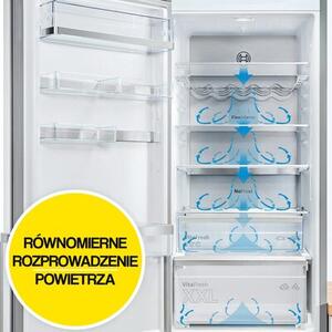 Lodówka BOSCH KGN39LBCF No frost 203cm Czarne szkło