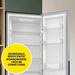Lodówka CANDY CCG3L517ES 176cm Srebrna Low Frost szerokość 55cm