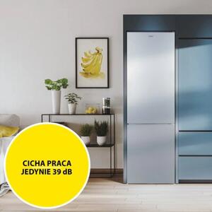 Lodówka CANDY CCG3L517ES 176cm Srebrna Low Frost szerokość 55cm