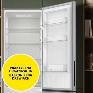 Lodówka CANDY CCG3L517ES 176cm Srebrna Low Frost szerokość 55cm