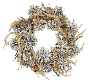 Wianek Winter Cone ⌀30cm beige