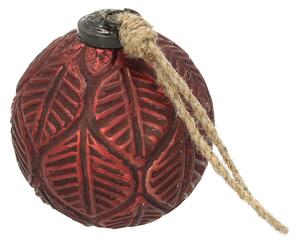 Bombka Vintage Crimson ⌀10 cm red