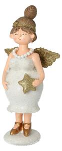 Figurka Angel Star 30 cm gold