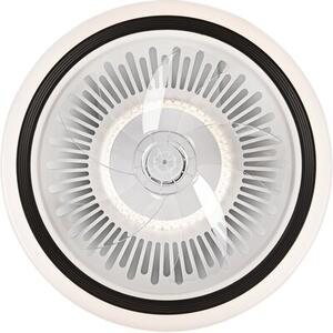 Plafon sufitowy LED LAMKUR Gemma LM-FL-2.227 49908 z wiatrakiem Biało-czarny