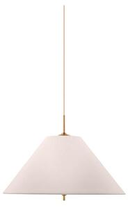 Lampa Wisząca Globen Lighting, IRIS, ściemnialny, beżowy, salon, tkanina | tekstylia, vintage