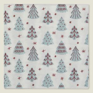 Serwetki świąteczne Winter Trees I 16x16 cm
