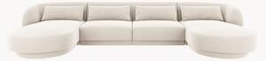 Sofa panoramiczna z aksamitu Tulum (5-osobowa)