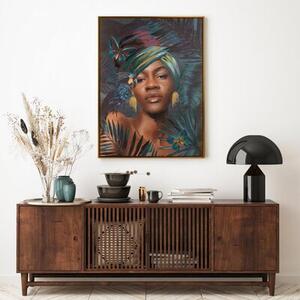 Obraz EUROFIRANY 467B 60 x 80 cm Ciemnoturkusowy