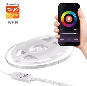Taśma LED WiFi 2m 4000K + RGB IP65 Tuya 313904 Polux