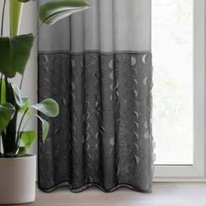 Firana gotowa EUROFIRANY Debora 140 x 270 cm Czarny